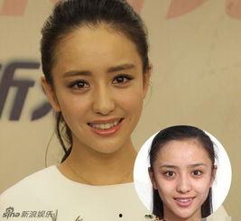 女明星网红对比图片